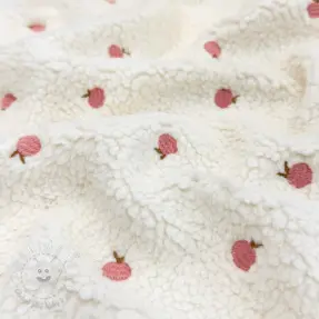 Kabátovina TEDDY JACQUARD EMBROIDERY Patches
