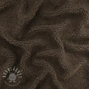 Kabátovina TEDDY dark brown