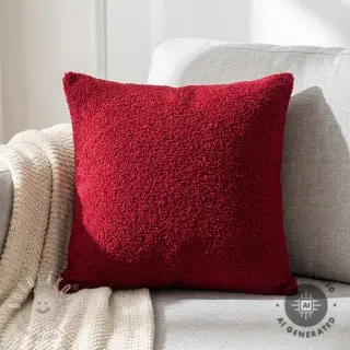 Kabátovina TEDDY red