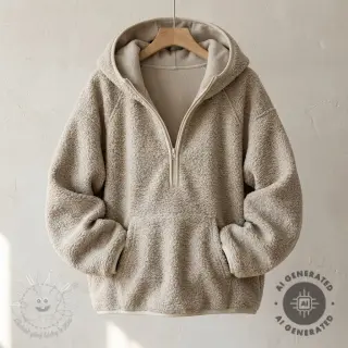 Fleece TEDDY DOUBLE SIDED beige