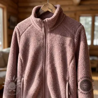Fleece TEDDY DOUBLE SIDED blush