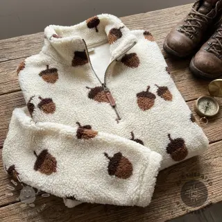 Kabátovina TEDDY JACQUARD Acorns