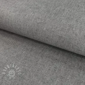 Dekoračná látka COATED Linenlook premium grey
