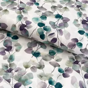 Bavlnená látka Eucalypt white digital print