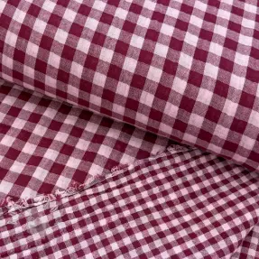 Dvojitá gázovina/mušelín YARN DYED Stripes and checks design F