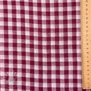 Dvojitá gázovina/mušelín YARN DYED Stripes and checks design F