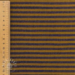 Dvojitá gázovina/mušelín YARN DYED Stripes and checks design C