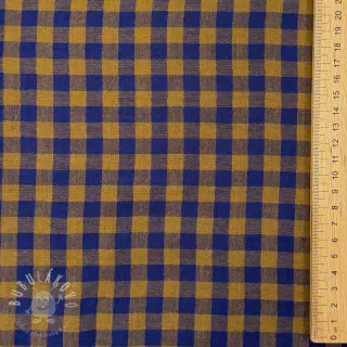 Dvojitá gázovina/mušelín YARN DYED Stripes and checks design G