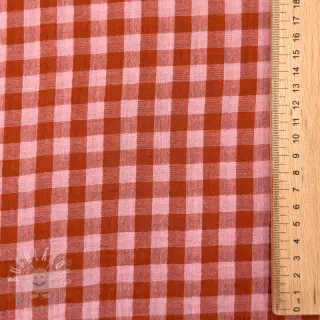 Dvojitá gázovina/mušelín YARN DYED Stripes and checks design H