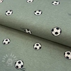 Úplet Soccerballs green melange