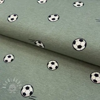 Úplet Soccerballs green melange