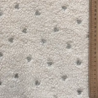 Sherpa SOFT EMBROIDERY Hearts silver