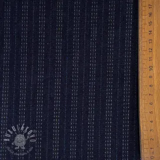 JEANS DENIM JACQUARD Stripes indigo