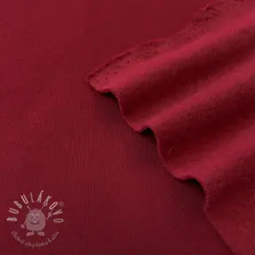 Teplákovina počesaná JOGGING dark red