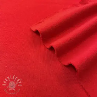 Teplákovina počesaná JOGGING red