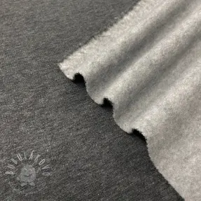 Teplákovina počesaná JOGGING grey melange