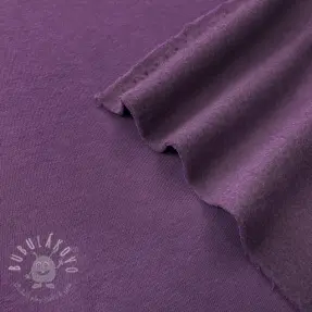 Teplákovina počesaná JOGGING dark purple