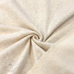 Teplákovina COTTON ecru melange