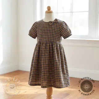 Dvojitá gázovina/mušelín YARN DYED Stripes and checks design G