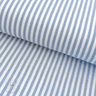 Dvojitá gázovina/mušelín YARN DYED Summer stripe blue