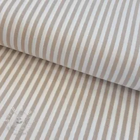 Dvojitá gázovina/mušelín YARN DYED Summer stripe beige