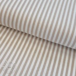 Dvojitá gázovina/mušelín YARN DYED Summer stripe beige