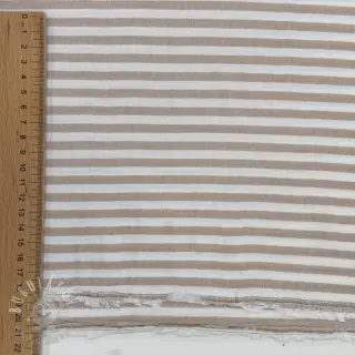 Dvojitá gázovina/mušelín YARN DYED Summer stripe beige