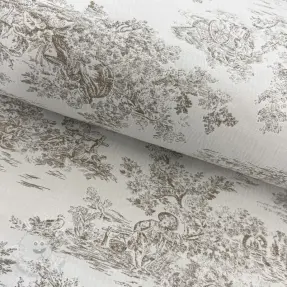 Dekoračná látka jacquard COLLINE allover lin