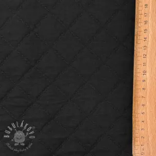 Prešívaná látka JACKIE black