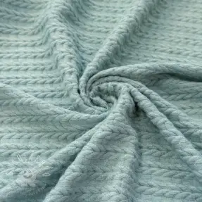Pletenina LIGHT ANGORA CABLY ocean green