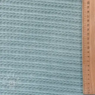 Pletenina LIGHT ANGORA CABLY ocean green