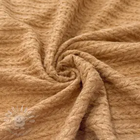 Pletenina LIGHT ANGORA CABLY beige