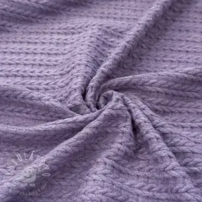 Pletenina LIGHT ANGORA CABLY purple