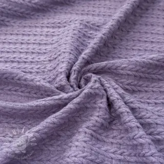 Pletenina LIGHT ANGORA CABLY purple