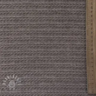 Pletenina LIGHT ANGORA CABLY brown