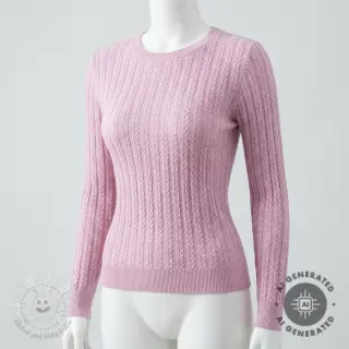 Pletenina LIGHT ANGORA CABLY old rose