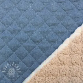 Prešívaná látka DENIM light blue