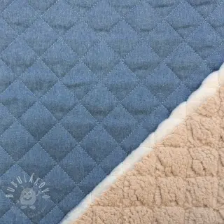 Prešívaná látka DENIM light blue