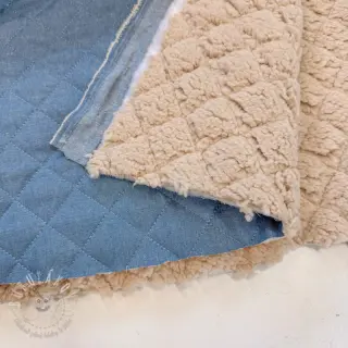 Prešívaná látka DENIM light blue