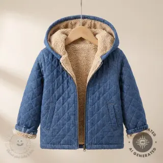 Prešívaná látka DENIM blue