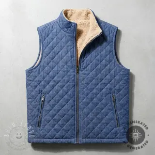 Prešívaná látka DENIM blue