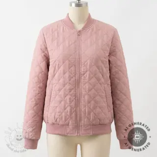 Prešívaná látka JACKIE old pink