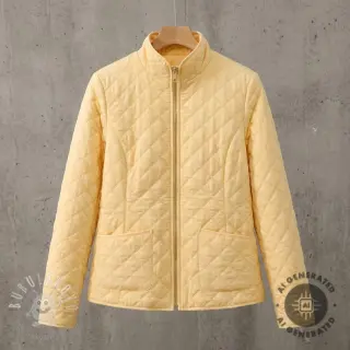 Prešívaná látka JACKIE yellow