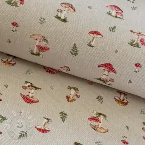 Dekoračná látka Linenlook Amanite multico