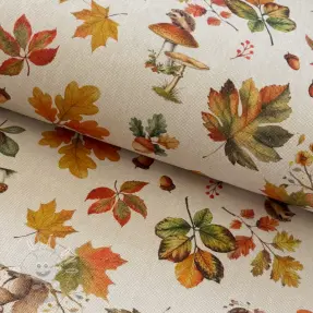 Dekoračná látka Linenlook Sous-bois lin