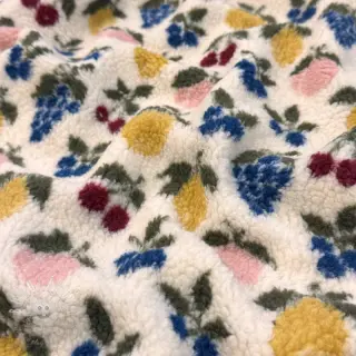 Kabátovina TEDDY JACQUARD Pretty mix design E