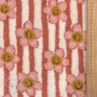 Kabátovina TEDDY JACQUARD Pretty mix design D