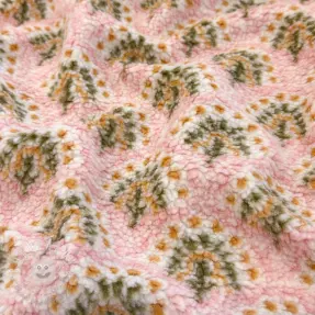 Kabátovina TEDDY JACQUARD Pretty mix design A
