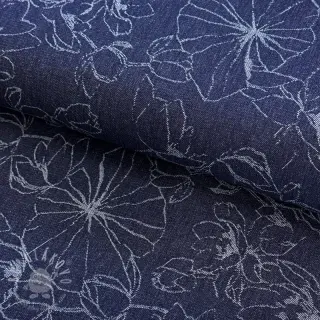 JEANS EMBROIDERY Jacquard Flowers