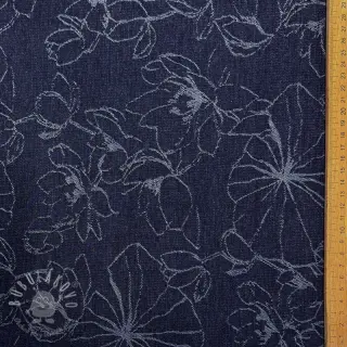 JEANS EMBROIDERY Jacquard Flowers